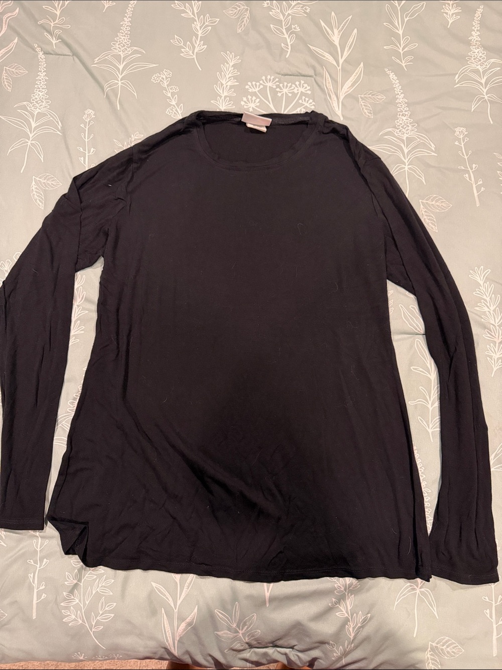 Scrubstar Black Long Sleeve Crewneck Women's Top